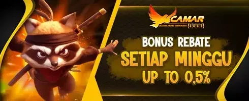 Rebate Slot Mingguan 0.5% promotional banner